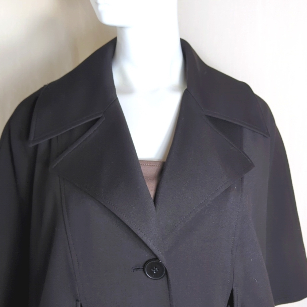 Nine West Jacket Caplet Black Size 2 - Picture 3 of 8